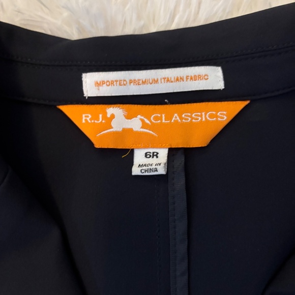 Navy Size 6R R.J. Classics Monterey Show Jacket in good condition - Picture 2 of 3